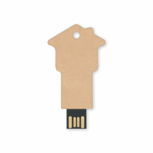 Ház alakú USB pendrive papírból