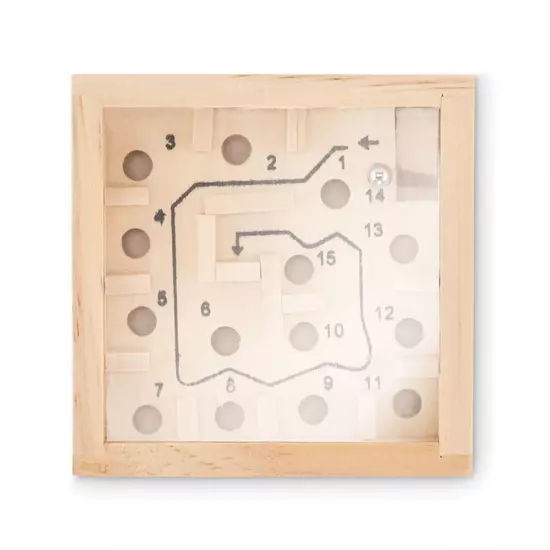 Zuky fenyőfa labirintus játék