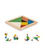 Kép 1/4 - Tangram kirakó játék fából